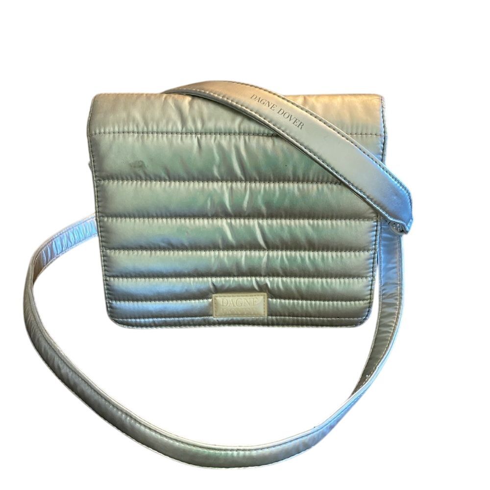 Dagne Dover Limited Edition Silver Puff Epic Crossbody Purse